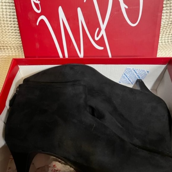 Impo Shoes - New Impo Black Faux Suede Booties Size 10 M